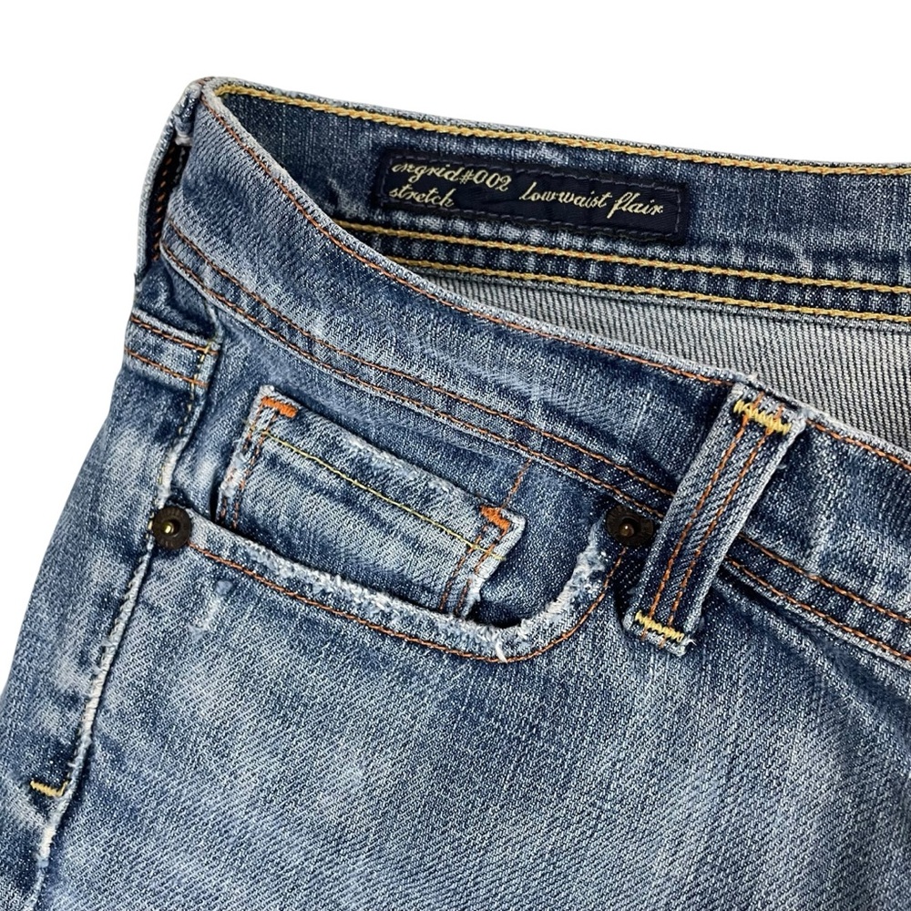 Citizens Of Humanity COH Ingrid #002 Stretch Low Waist Flair Jeans 26 - Picture 4 of 13